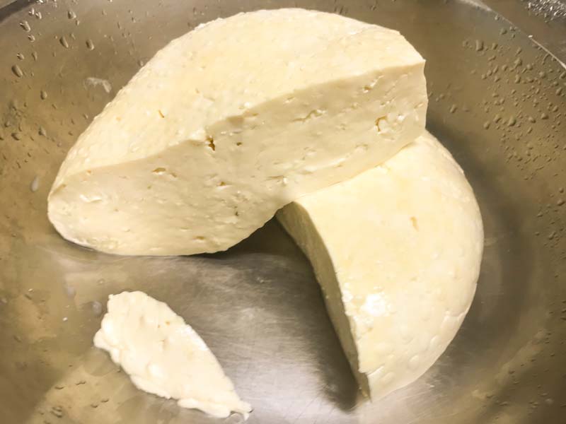 curds for mozzarella cheese recipe
